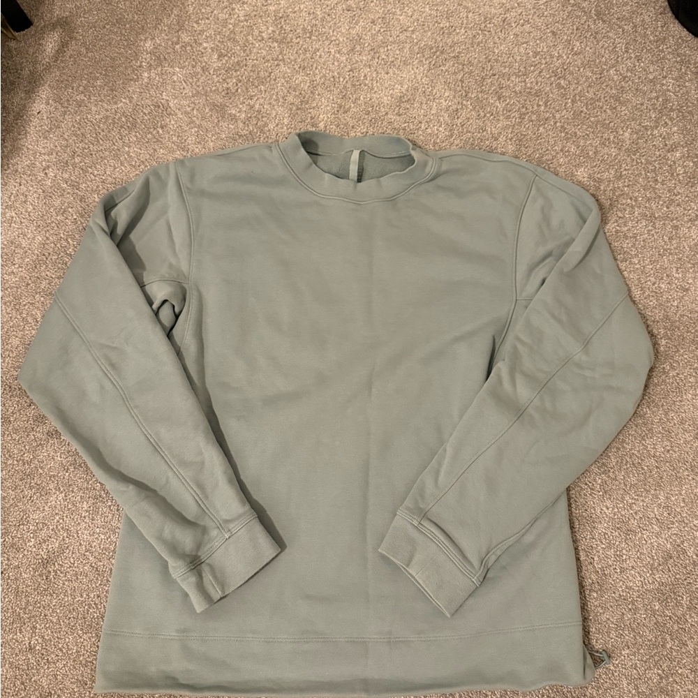 Lululemon Green Long Sleeve Crewneck Sweatshirt